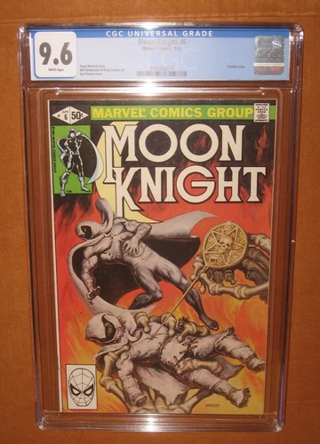 Moon Knight #6 CGC 9.6 WHITE pages 1981 2nd BEST IN CENSUS! 12 HD pix INSURED