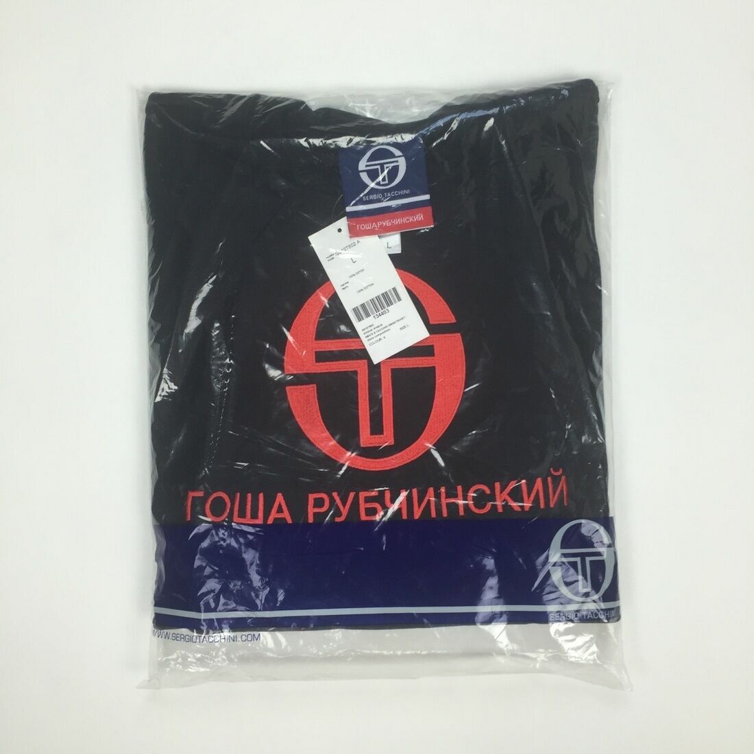 【専用】gosha rubchinskiy SERGIO TACCHINI NWT Gosha Rubchinskiy Sergio Tacchini Black Logo Sweatshirt