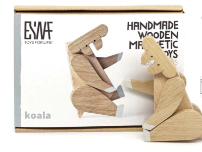 ESNAF Koala handgefertigtes Magnetspielzeug aus Holz Australien Sammlung 3+ Modell 
