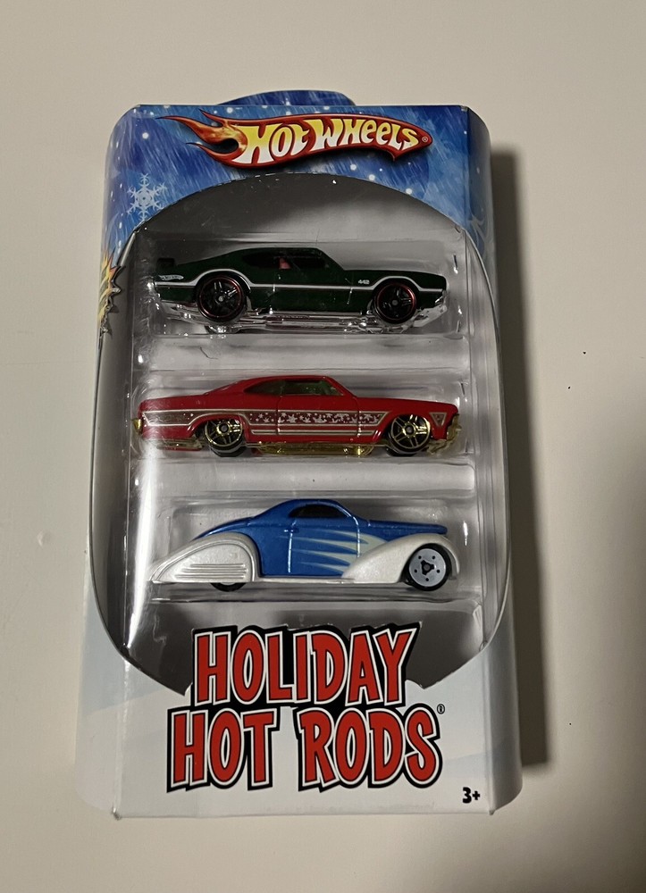 Hot Wheels Holiday Hot Rods 3 Pack 2009 New