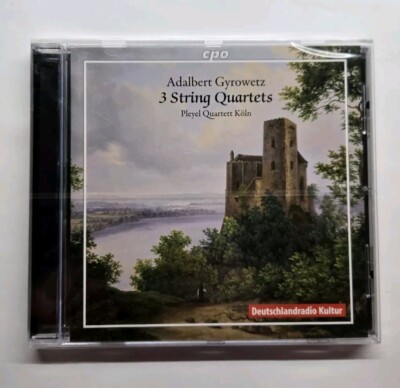 Adalbert Gyrowetz 3 String Quartets Pleyel Quartet Kõln (CD, 2013, CPO)