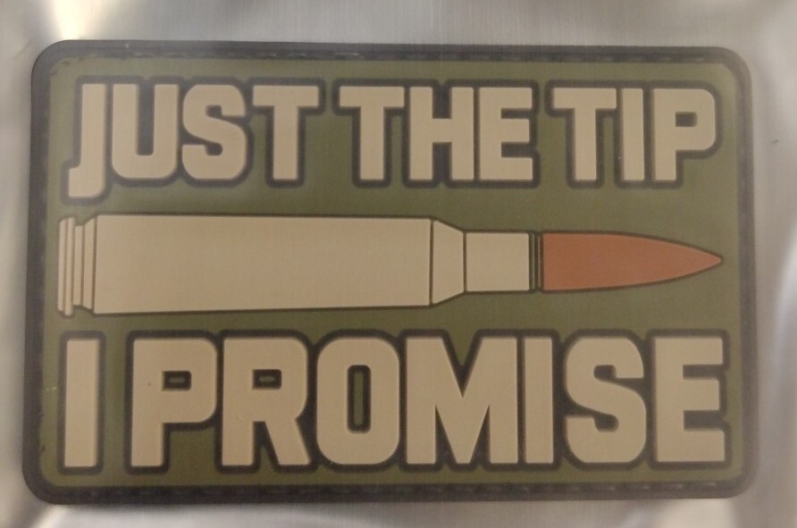 5ive Star Gear Just The Tip Morale PVC Patch Hook Back | eBay