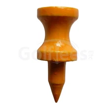 100 x 1" Step Down Golf Tees - NEON ORANGE (1 x Bag of 100)