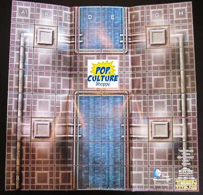 HEROCLIX MAP 2013 Teen Titans N.O.W.H.E.R.E. HARVEST'S DOMAIN / SUB-BASEMENT 8x8