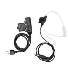 Casque radio U94 PTT 2 broches Adaptateur Walkie Talkie pour Midland Radio