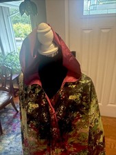 Galleria Cape With Monet Print And Fushia Lining NWT. Reversible