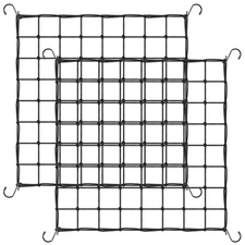 Trellis Netting, 2 Pack Scrog Nets with 8 Hooks, 4x4 4Ã—4ft-2pcs