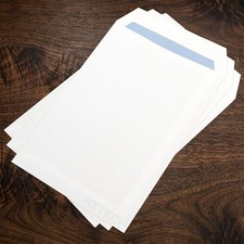 Blake C5 einfache wei&szlig;e Umschl&auml;ge 90 GSM selbstklebend blickdicht B&uuml;ro Gesch&auml;ft A5