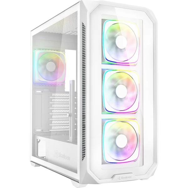 Sharkoon Bianco Case Ak5g Rgb Midi Tower Atx Micro-Atx Mini-Itx Ventole Rgb Case Ak5g Rgb Midi Tower Atx Micro-Atx Mini-Itx Ventole Rgb - Immagine 3