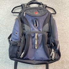 Swiss Gear Laptop Backpack Black Multiple Scan Smart Organizer Travel Work