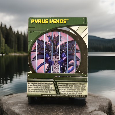 BAKUGAN New Vestroia | Pyrus Vexos 42/48q | Alpha Hydranoid |   Green