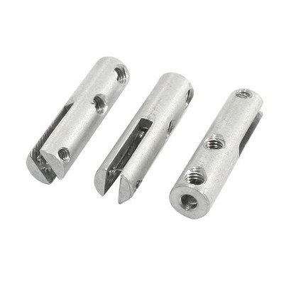 3PCS Aluminum Clevis 25mm Long 6mm Dia 3mm Thread Hole Diameter