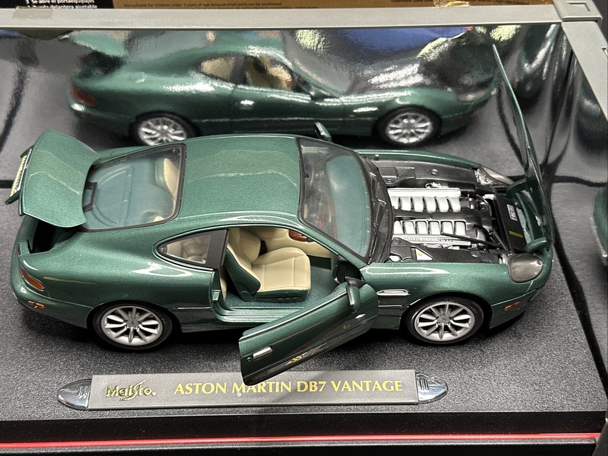 1:18 Diecast Maisto Aston Martin DB7 Vantage Green Color | eBay
