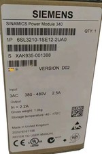 6SL3210-1SE12-2UA0 New Sealed Siemens SINAMICS Power Module 6SL3210-1SE12-2UA0