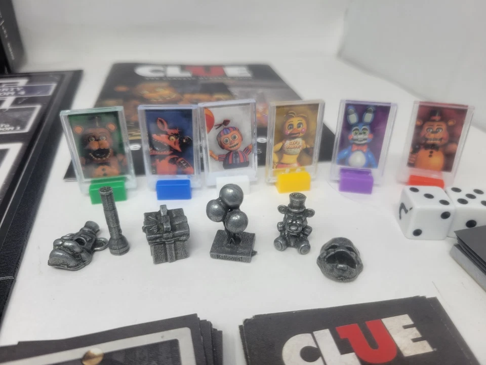 Five Nights at Freddy's CLUE Board Game 2018 100% Complete FNAF - Image 3 of 4