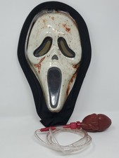 Scream Movie Ghost Face Bleeding Mask with Heart Blood Pump Halloween