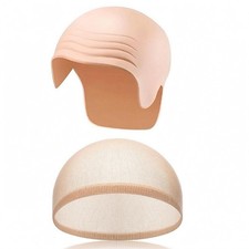 Realistic Bald Cap Molded Wrinkles Cosplay Accessory Easy to Use