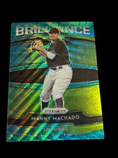 2020 Panini Prizm - Brilliance Manny Machado #B-9 Green Wave Prizm