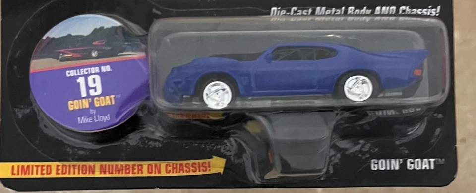 Johnny Lightning Hot Rods #19 Goin' Goat púrpura fundido a presión 1:64 Foto 2 de 3