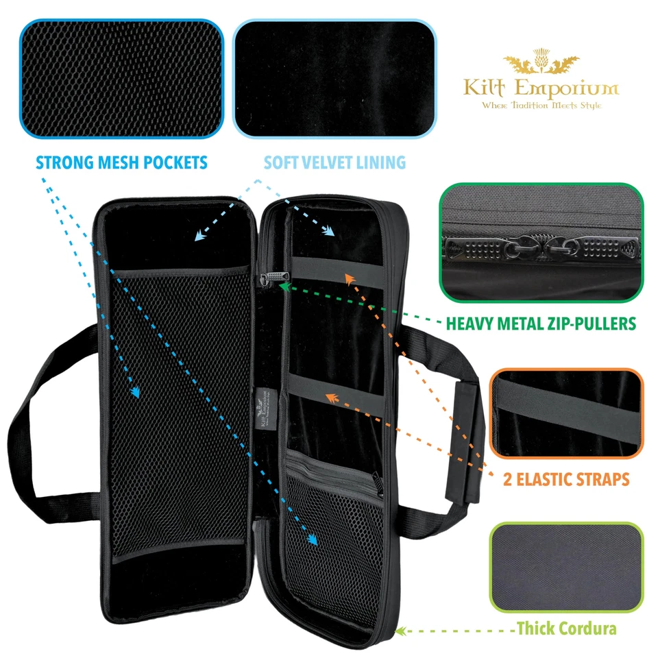 Kilt Emporium Sporran Bag for Kilt and Bagpipe Accessories - Imagem 3 de 4