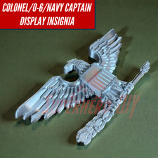 Colonel / Captain Rank Insignia  Authentic Full Bird O-6 rank  Multiple Sizes 
