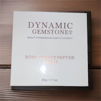 Dynamic Gemstone Rose Quartz Peptide Cream Peptides Niacinamide 1.7oz Face