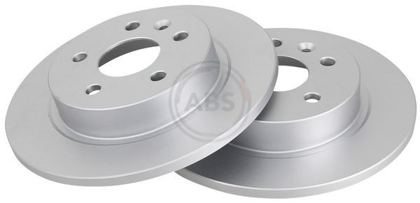 2X Bremsscheibe Hinten ABS 18035 FÜR Chevrolet Opel Bremsscheiben Scheibenbremse-image