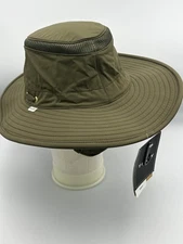 Tilley Hat Boonie Fitted Mens 7 7/8 Olive Airflo Mesh Ventilated UPF 50+ Hiking
