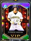 Konnor Griffin RARE ROOKIE BOWMAN CHROME REFRACTOR RC | Investment Card | Pirate