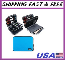 Double Layer Electronics Organizer/Travel Gadget Bag for Cables, Memory Cards