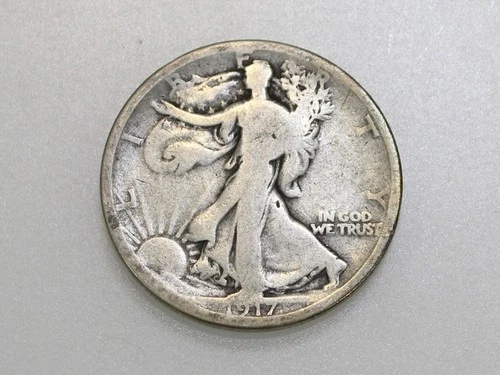 1917-S 50C WALKING LIBERTY SILVER HALF DOLLAR