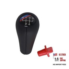 Gear Shifter Knob,5-Speed Leather Car Stick Shifting Knobs Lever