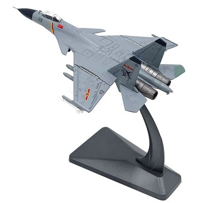 1/144 Diecast China J-15 Flying Shark Fighter Model Alloy Simulation Ornament