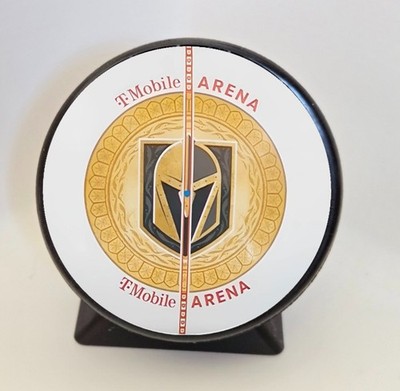 Vegas Golden Knights T-Mobile Arena Center Ice Hockey Puck With Stand
