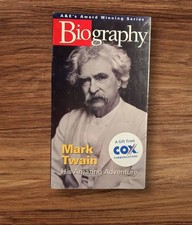 Mark Twain and Abraham Lincoln Biography  Set 2 VHS A&E's Award winning Series