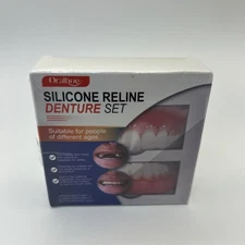 Oralhoe  Silicone Relinedenture Set, Denture Reline Kit, NEW Sealed Exp 2/2028