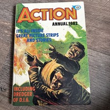 Action Annual 1982 Great Picture Strips Stories D.I.6. Dredger FREE Tracked D UK