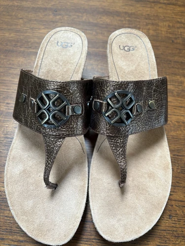 Sandali UGG Zeppa in sughero bronzo taglia 10