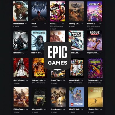 TOP EPIC GAMES PREMIUM ACCOUNT | 185 GAMES | EST. VALUE  3,650+ | LEGIT SECURE