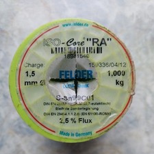Standardl&ouml;tdraht - ISO CORE 'RA' S-Sn99Cu1 - bleifrei - &Oslash; 1,5 mm - 1 kg