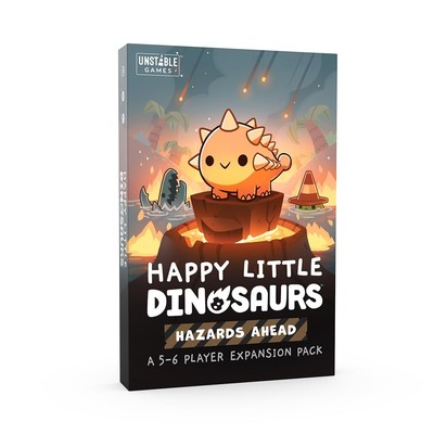 Unstable Games   Happy Little Dinosaurs: Hazards Ahead 5-6 Player Expansion   Ca