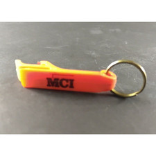 MCI bottle Opener Keychain Orange