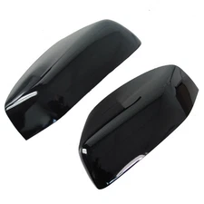 Gloss Black Wing Mirror Covers for Range Rover Sport L320 2005-09 Top Half Cover