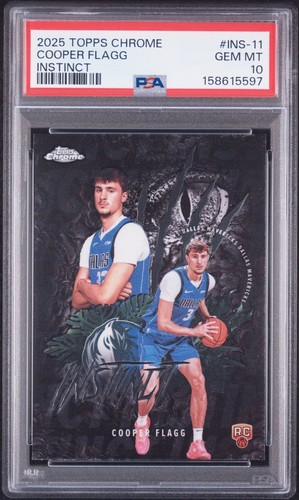 2025 Topps Chrome Cooper Flagg Base (PSA 10)