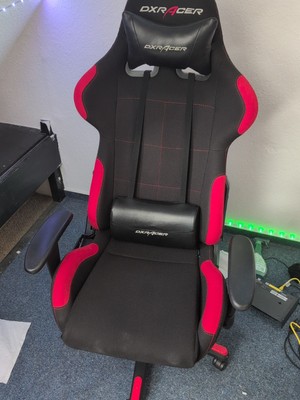 DXRacer Formula F01 Gaming Stuhl, Schwarz, Rot