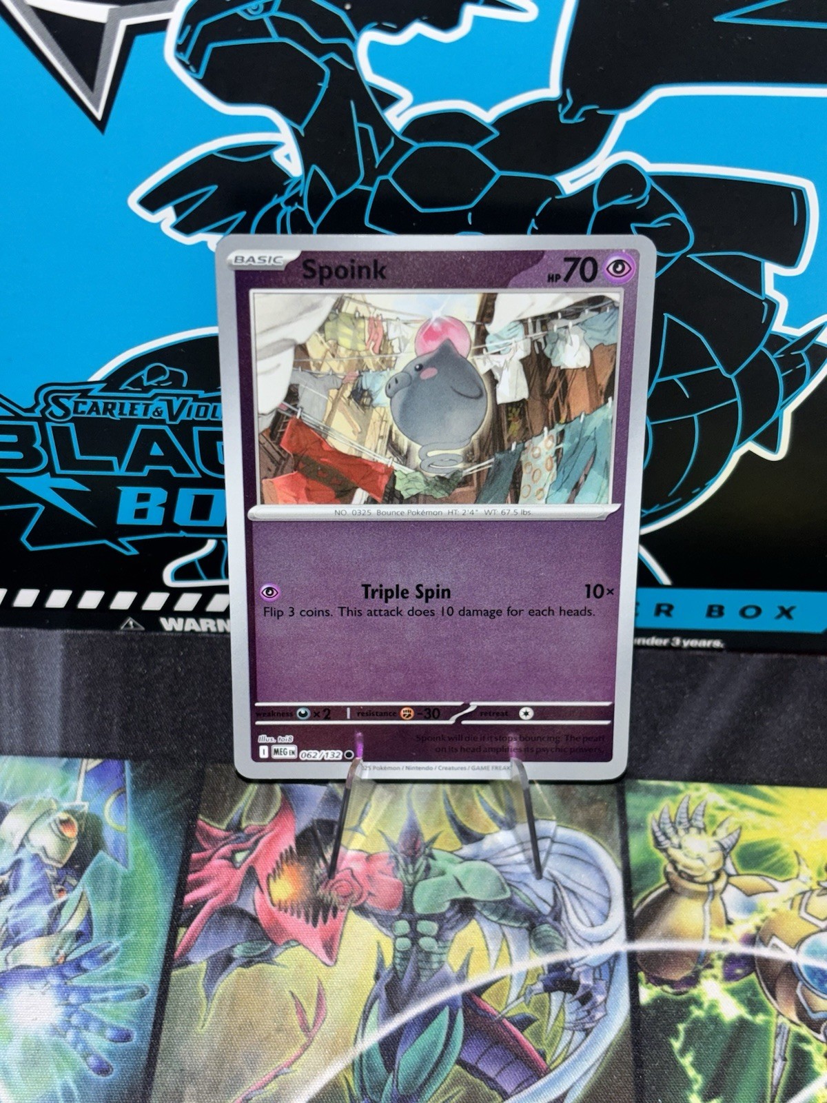 Spoink 062/132 Me01: Mega Evolution Reverse Holo