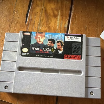 THQ Inc. Home Alone 2 Lost in New York SNES Cartridge 1992 NTSC-U/C