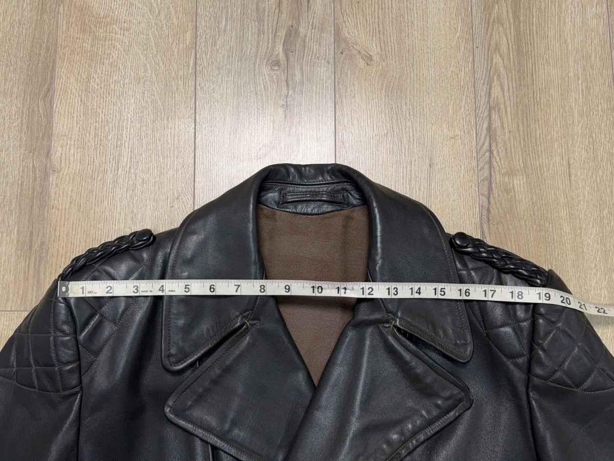 ジャケット・アウター 70s 60s German riders jacket Vintage Mens 1960-70s German Leather Jacket Motorcycle Biker ZIPP