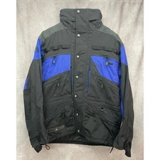 THE NORTH FACE STEEP TECH Mountain Jacket Blue Black Men's US Medium Vintage