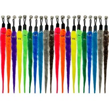 Cat Worm Toy Wand Attachments, 20 PCS Cat Worm Toy Refills Wand Replacement